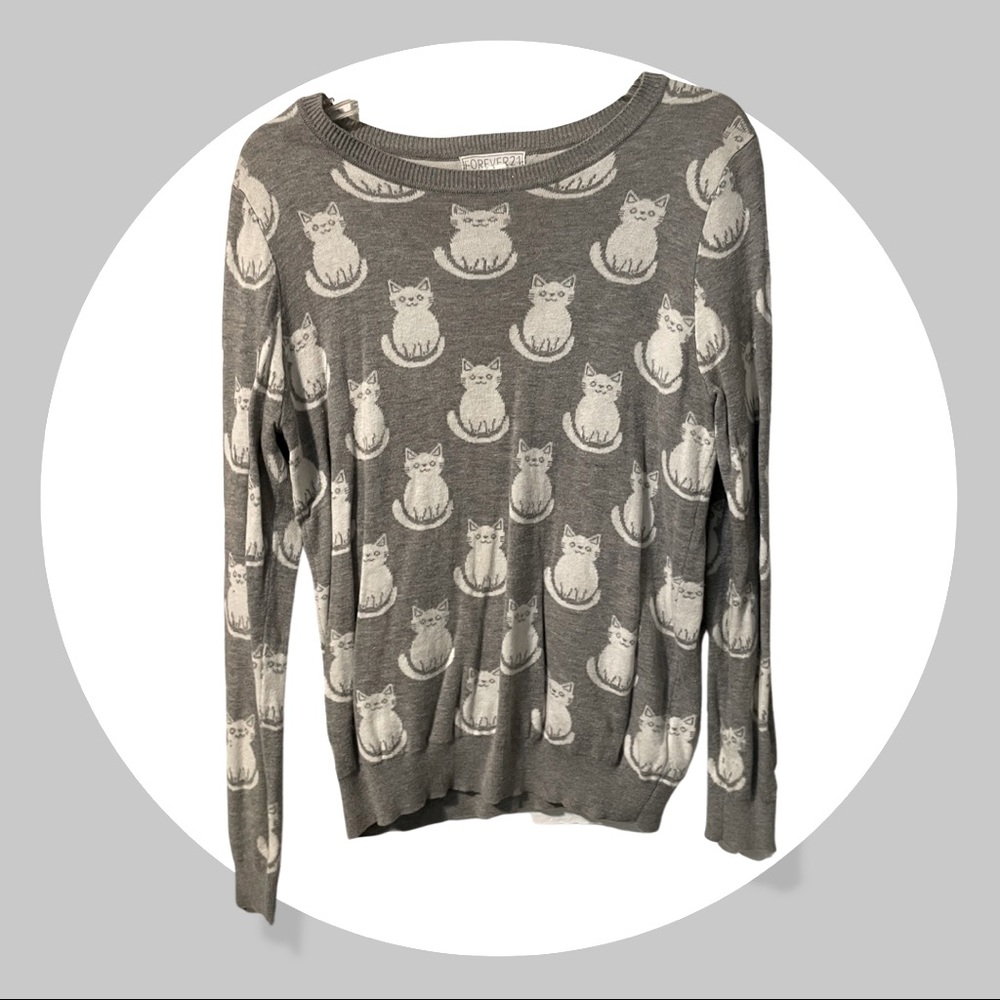 Forever 21 Cat Sweater